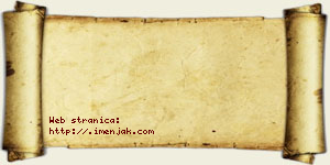 Isidora Ćurić vizit kartica